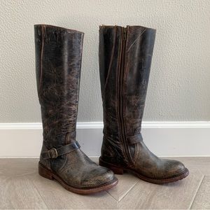 EUC - Bed Stu cobbler series - Glaye boots - wide calf accommodating!